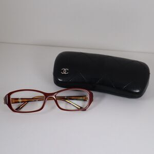 Chanel 3107 c.833 Orange/Gold Full Rim Eyeglasses Frames 52-15-130mm